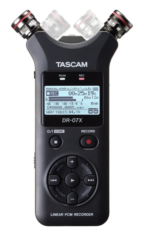 Tascam DR-07X | Stereo Handheld Audio Recorder And USB Audio Interface