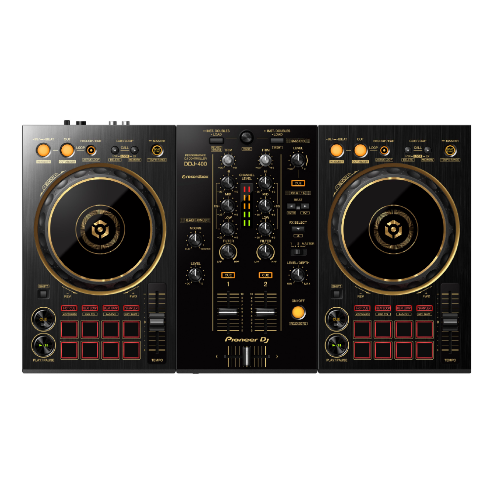 Pioneer DDJ-400-N Limited Edition Gold 2-Channel DJ Controller For  Rekordbox DJ