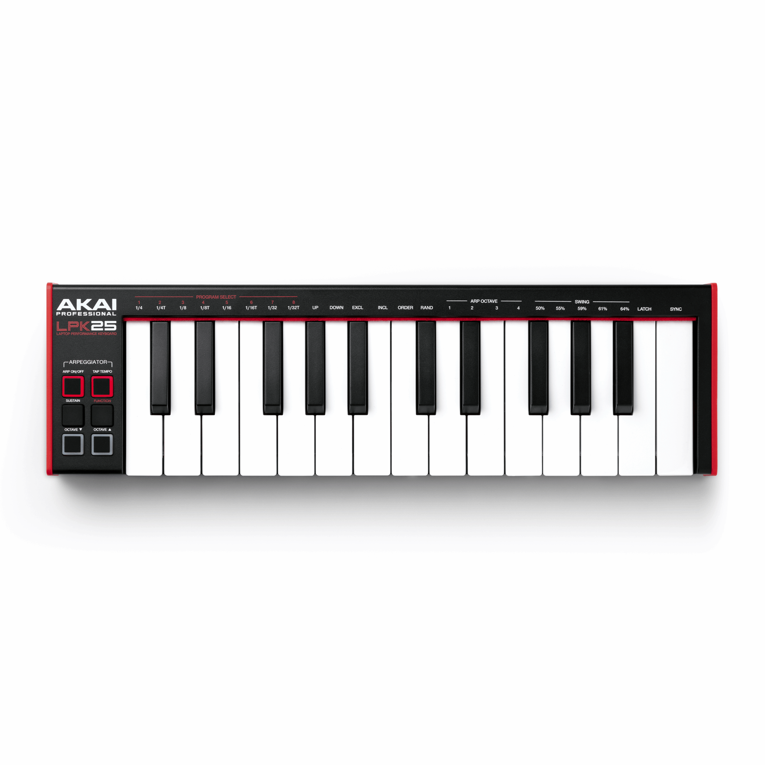AKAI MPC Live サンプラー LPK25 ROLAND Rubix22 AKAI LPK25 MK2 Laptop Pad Controller - ProPlugin