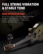 ชุดกีตาร์โปร่งไฟฟ้า DONNER EC1760 Acoustic Guitar Kit สำหรับมือใหม่ - Image 5