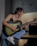 ชุดกีตาร์โปร่งไฟฟ้า DONNER EC1760 Acoustic Guitar Kit สำหรับมือใหม่ - Image 3