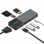 Mazer Infinite Multimedia Pro 8-in-1 Hub with Dual Display and PD Pass-Thru 100W - Image 4