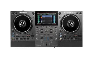 Numark Mixstream Pro Go ดีเจคอนโทรลเลอร์แบบสแตนด์อะโลน (มีแบตเตอรี่และลำโพงในตัว)