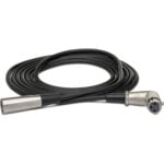 Hosa (XFF-115) Balanced Interconnect, Right-angle XLR3F to XLR3M, 15 ft