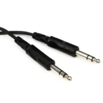 Hosa (CSS-115) Balanced Interconnect, 1/4 in TRS to Same, 15 ft - Image 2