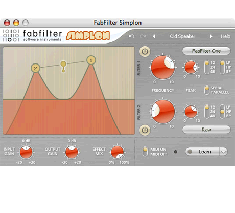 FabFilter Simplon Simple Filter Plugin