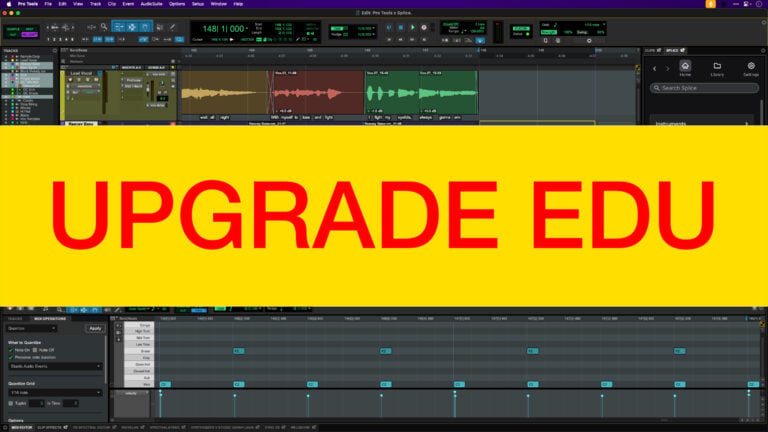 Avid Pro Tools Studio Perpetual License Upgrade EDU