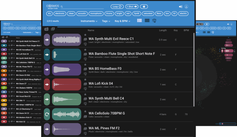 Waves Cosmos Sample Finder Plugin