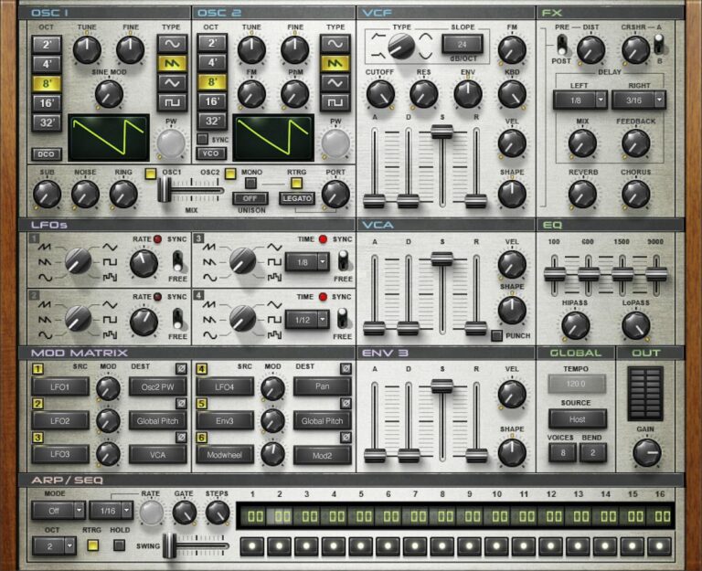 Waves Element 2.0 Analog-style Polyphonic Synthesizer Plugin