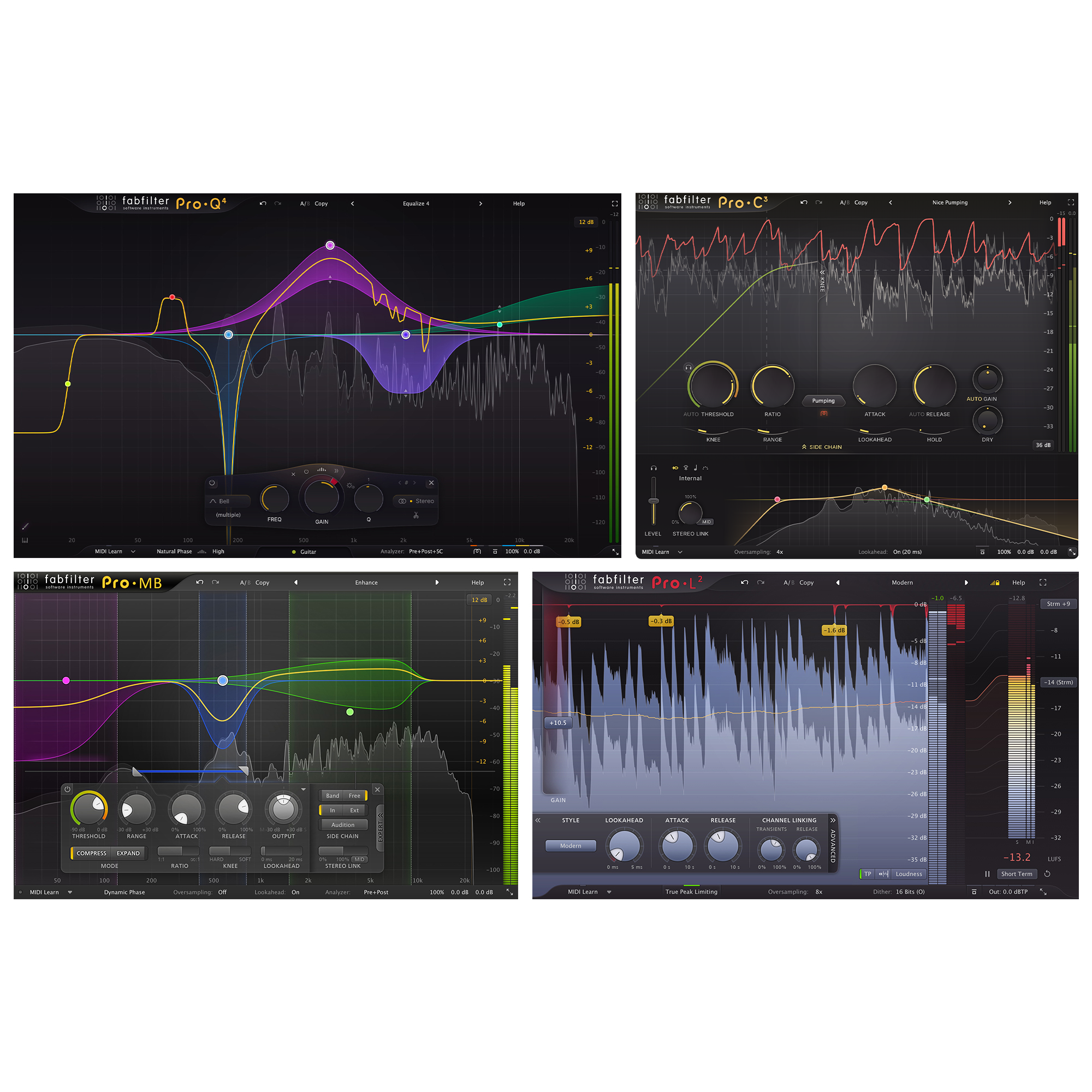 正規品 FabFilter Mastering bundle (v6) FabFilter Mastering Bundle Plugin Collection - ProPlugin