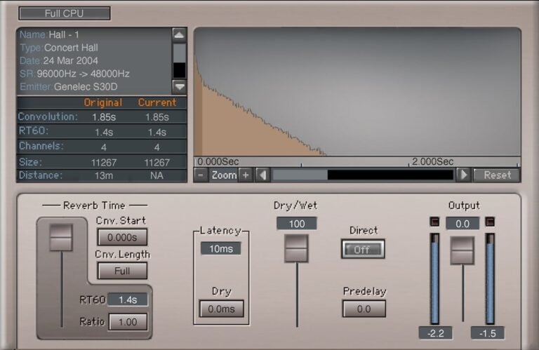 Waves IR-L Convolution Reverb Plugin