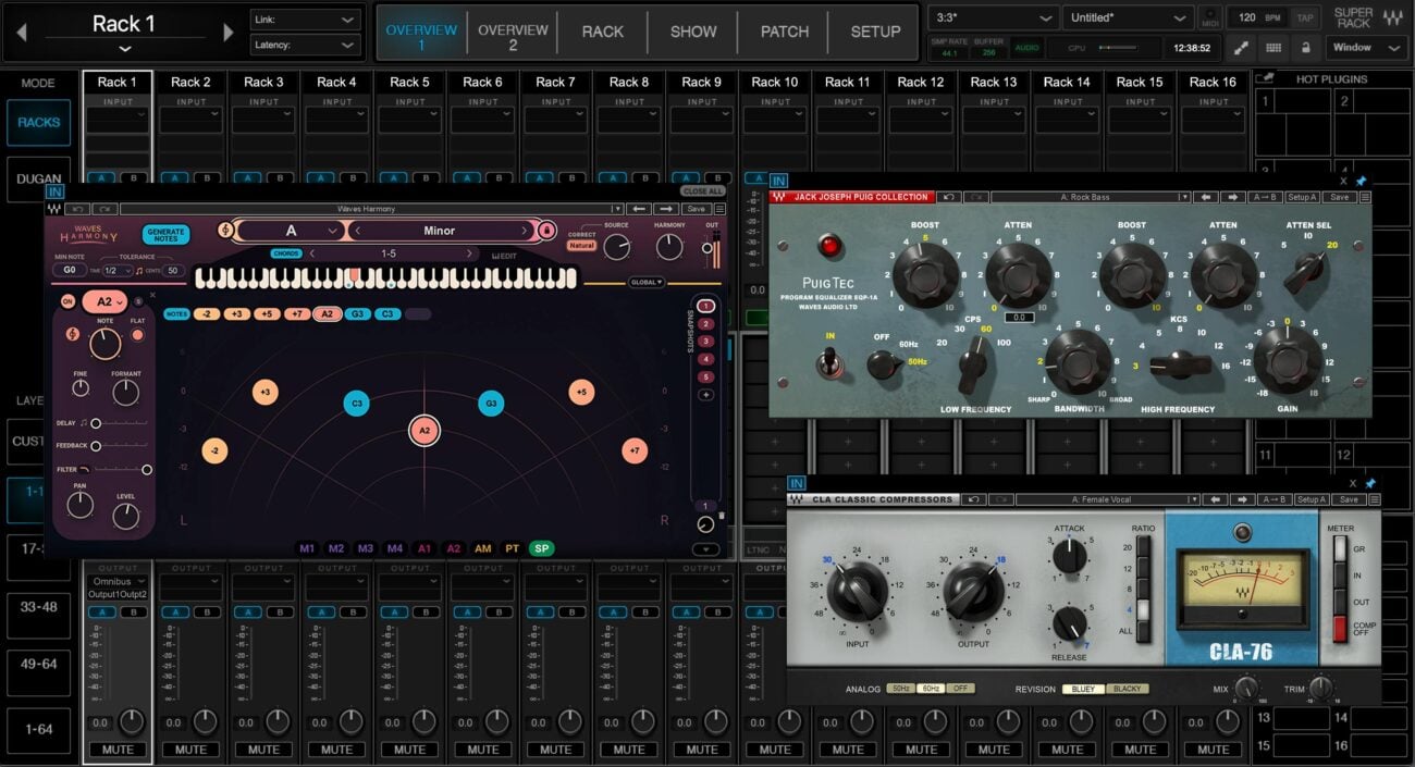 Waves SuperRack Performer Live Sound Plugin Host