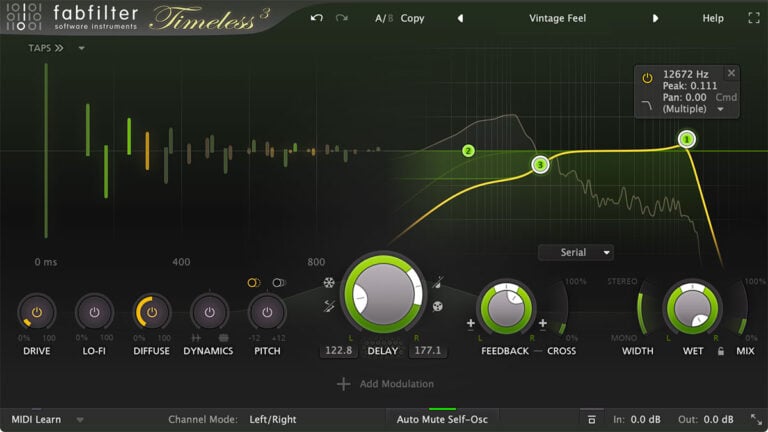 FabFilter Timeless 3 Delay Plugin