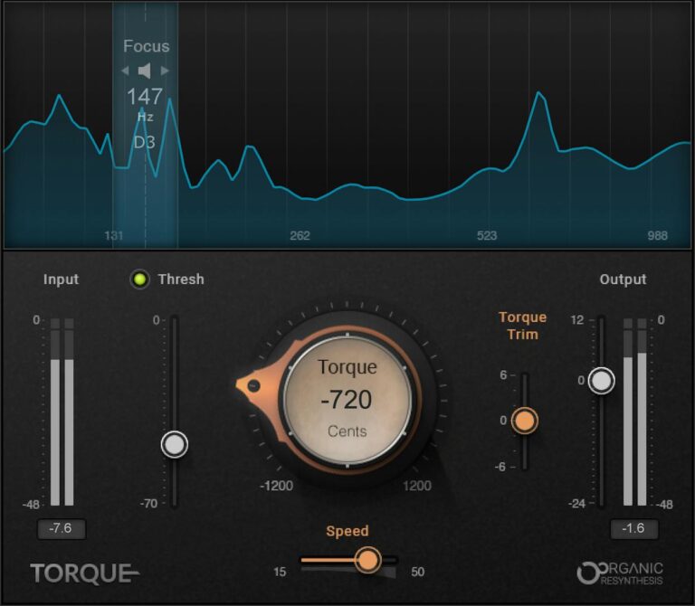 Waves Torque Drum Tone Shifter Plugin