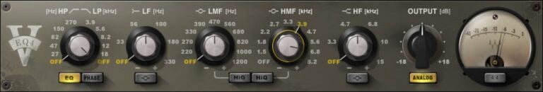 Waves V-EQ4 4-band Equalizer Plugin