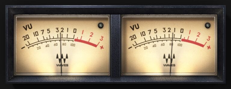 Waves VU Meter Virtual Metering Plugin