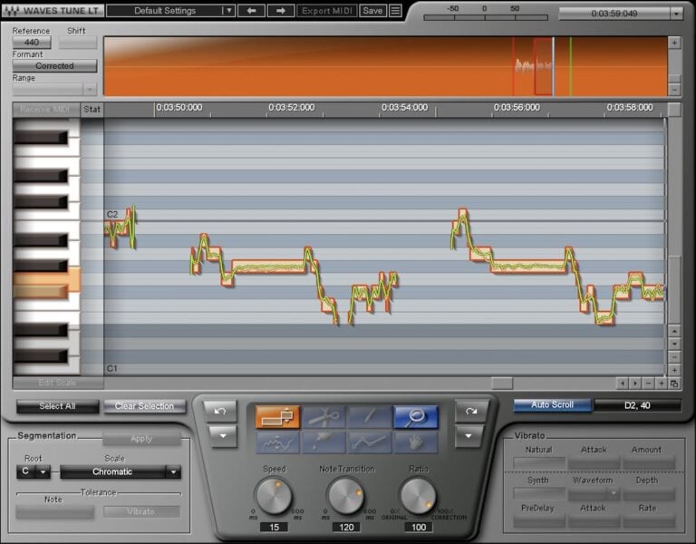 Waves Tune LT Pitch-correction Plugin