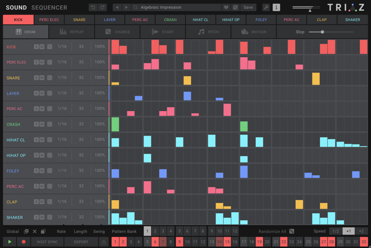 Wave Alchemy Triaz Drum Production Plugin