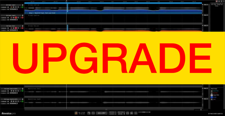 Synchro Arts Revoice Pro 5 Upgrade from Revoice Pro 1-4