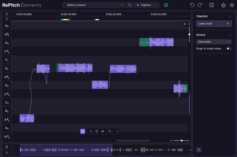 Synchro Arts RePitch Elements Pitch and Time Editing Plugin