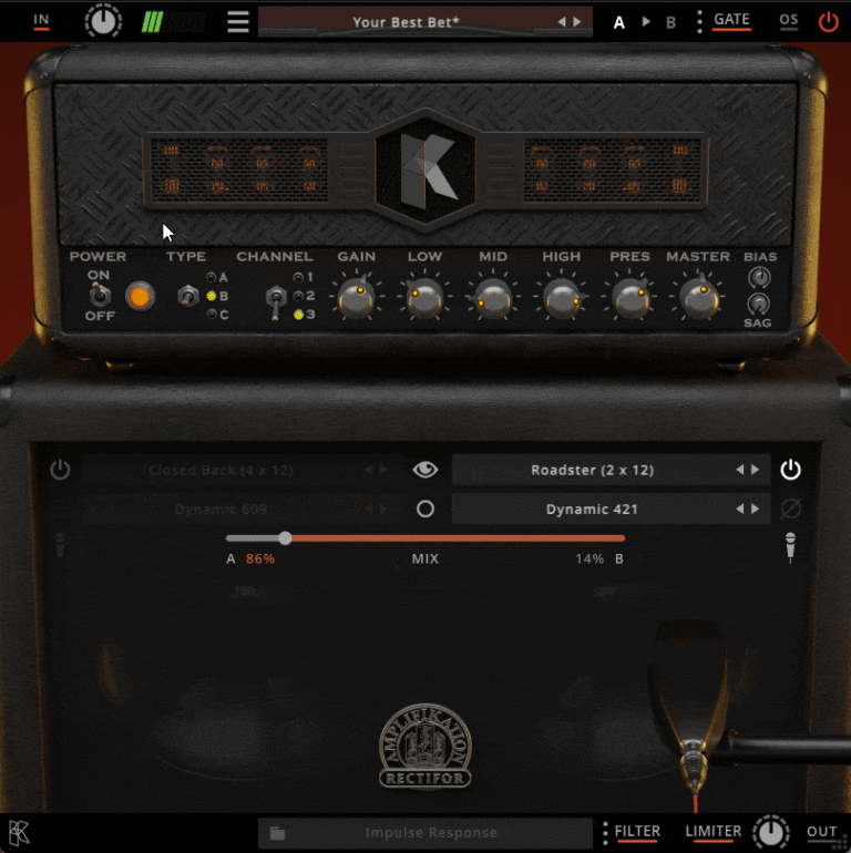 Kuassa Amplifikation Rectifor Guitar Amplifier Plugin