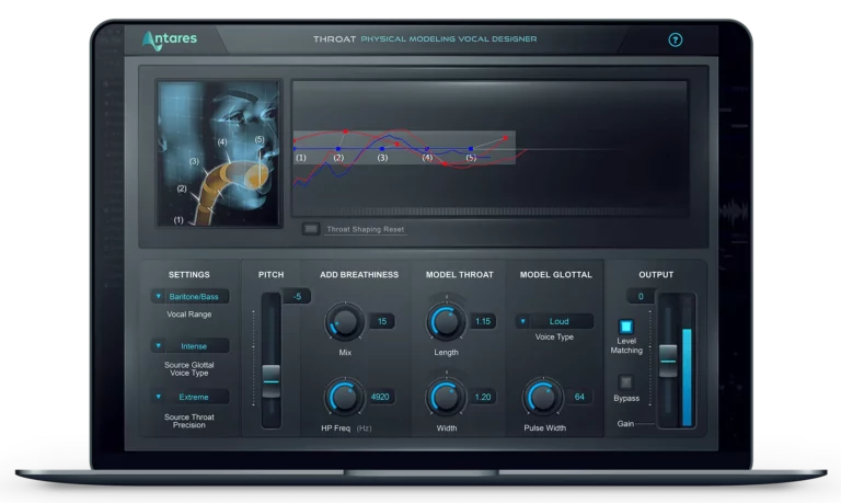 Antares THROAT Evo Vocal Modeling Plugin