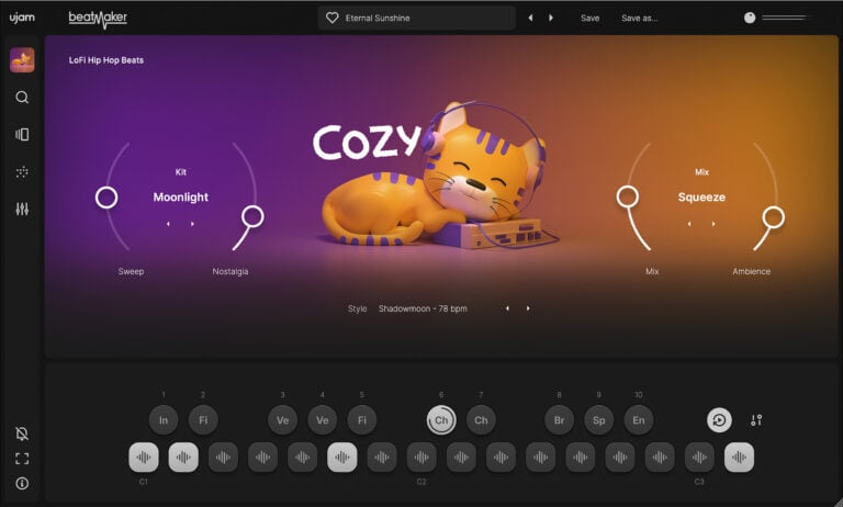UJAM Beatmaker Cozy Lo-fi Virtual Drum Machine