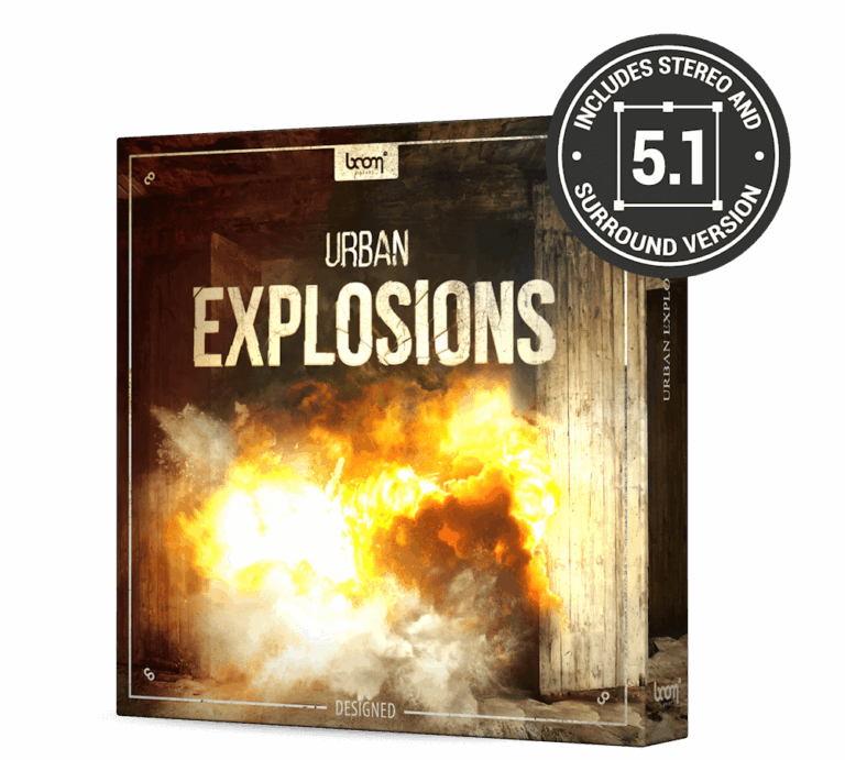 Boom Library Urban Explosions Sound FX Library - Designed Edition