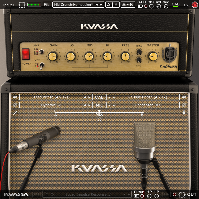 Kuassa Amplifikation Caliburn Guitar Amplifier Plugin