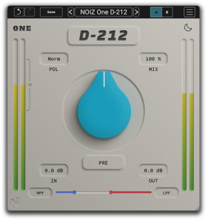 KIT Plugins NOIZ One D-212 Saturation Plugin