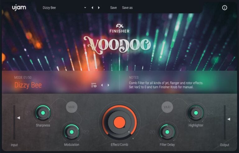 UJAM Finisher Voodoo Creative Guitar FX Plugin