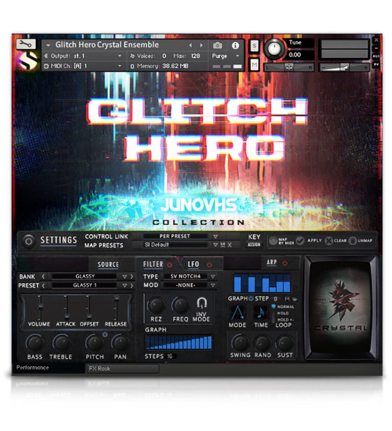 Soundiron Glitch Hero – EDM Drums & FX Library