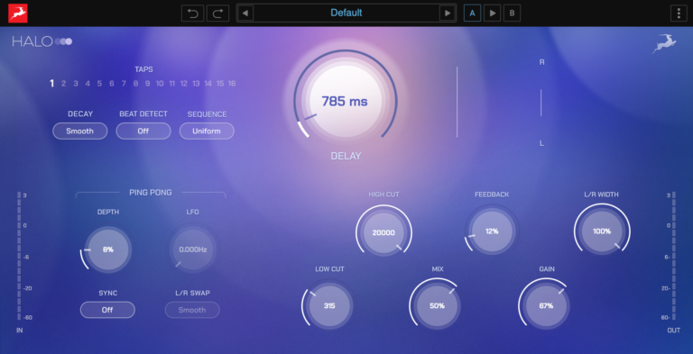Antelope Audio Halo Delay Multitap Delay Plugin
