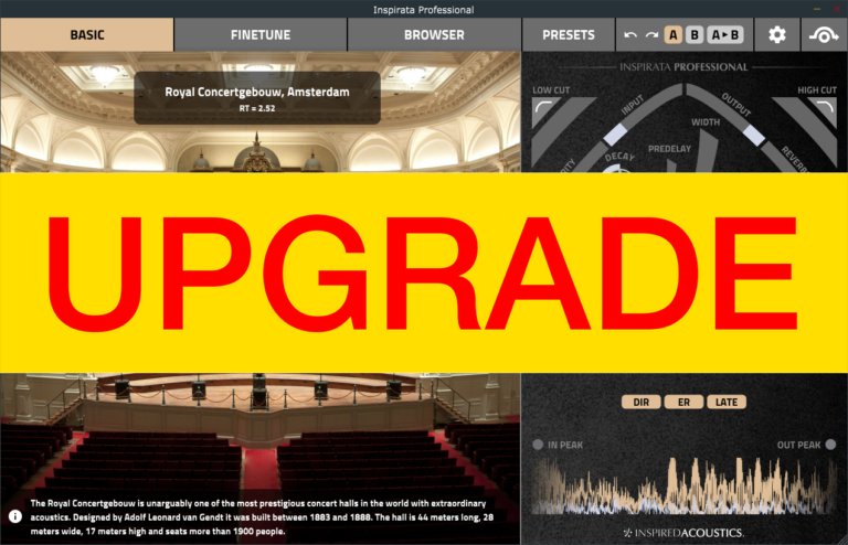 Inspired Acoustics Inspirata Professional Edition - Upgrade from Inspirata Personal