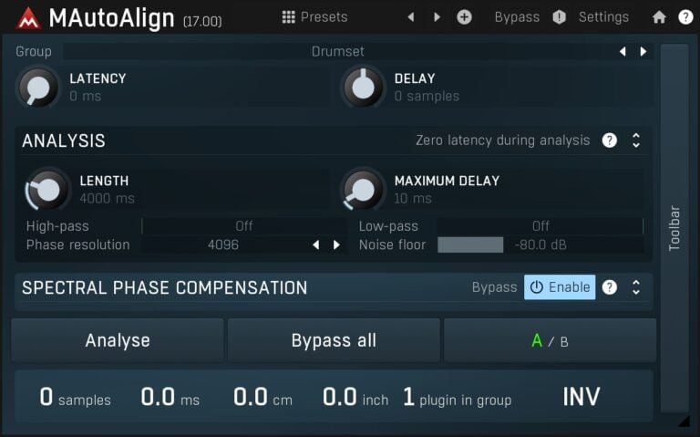 MeldaProduction MAutoAlign Phase Cancellation Correction Plugin