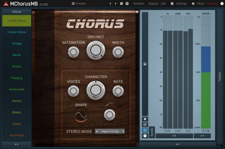 MeldaProduction MChorusMB Chorus Effect Plugin