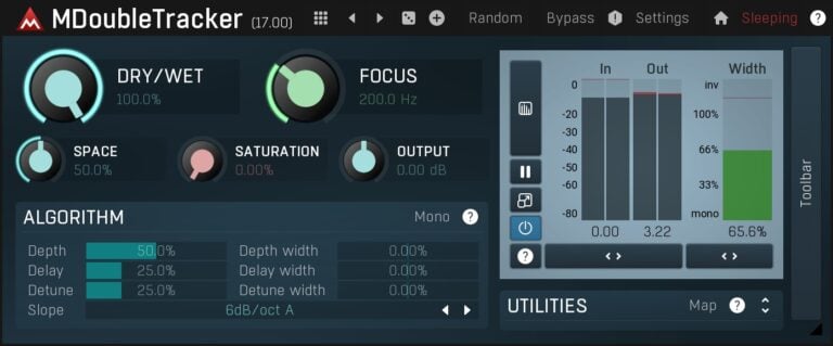 MeldaProduction MDoubleTracker Stereo Widening Plugin