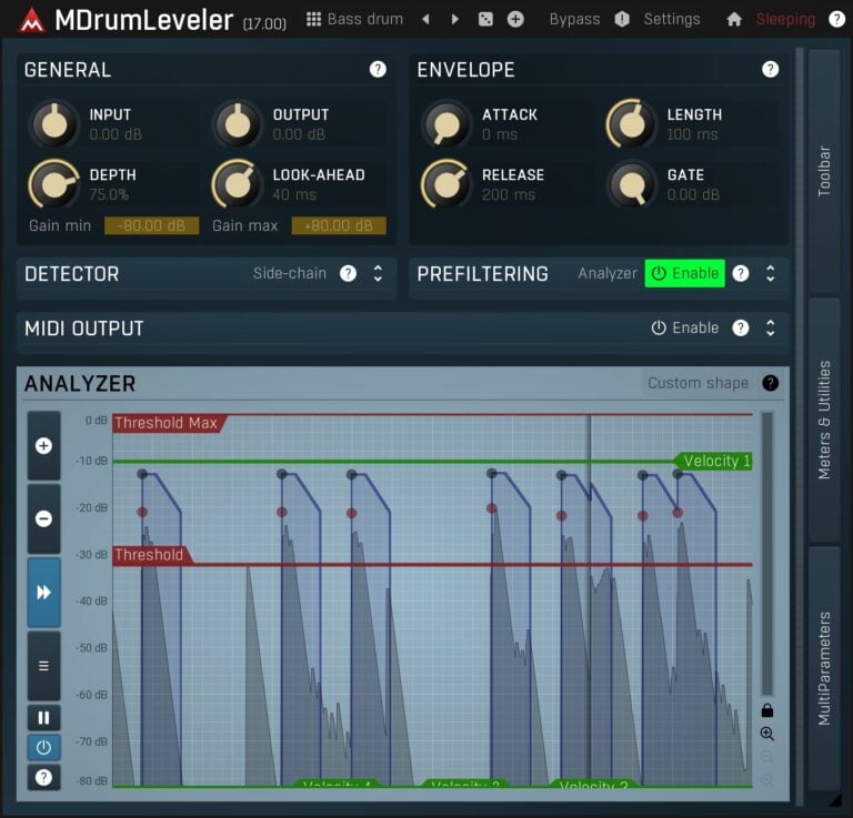 MeldaProduction MDrumLeveler Drum Leveler Plugin