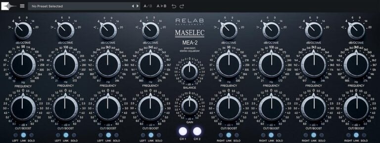 Relab Development Maselec MEA-2 EQ Plugin