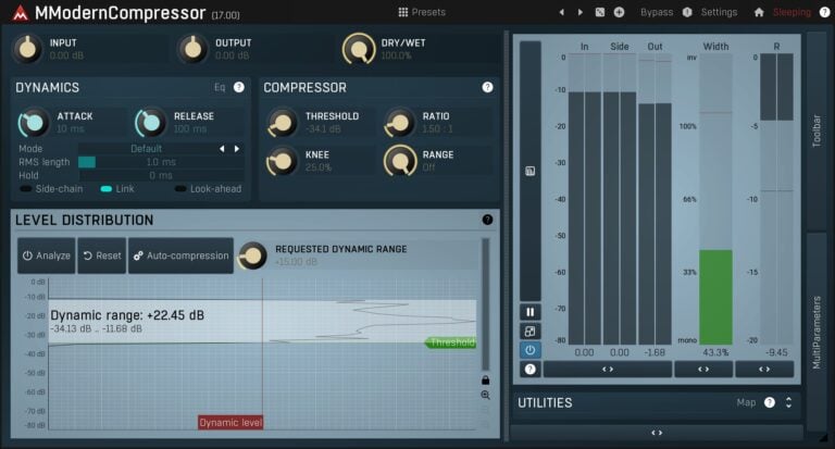 MeldaProduction MModernCompressor Dynamics Plugin