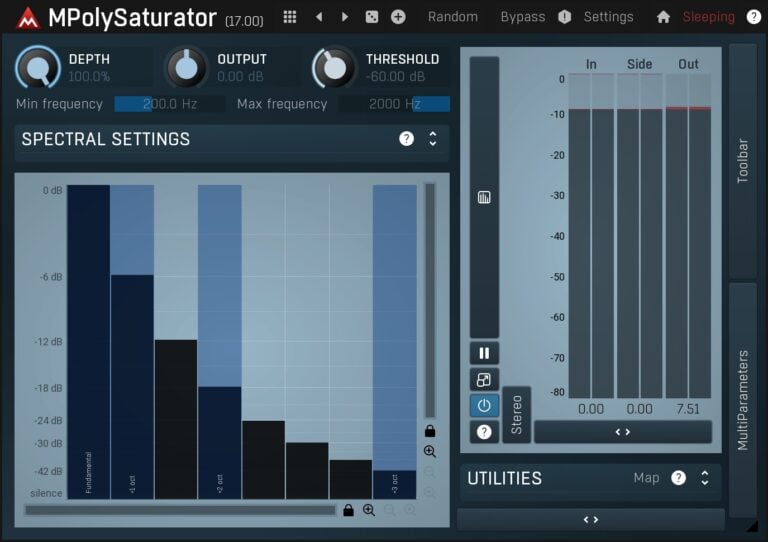MeldaProduction MPolySaturator Spectral Saturation Plugin