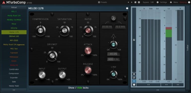 MeldaProduction MTurboComp Multiband Compressor Plugin