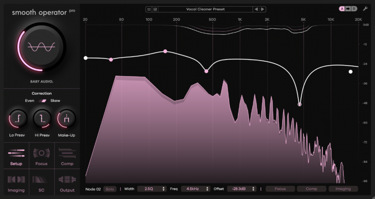 Baby Audio Smooth Operator Pro Intelligent Spectral Balancer Plugin