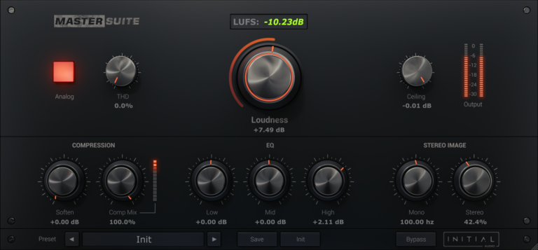 Initial Audio Master Suite Mastering Plugin