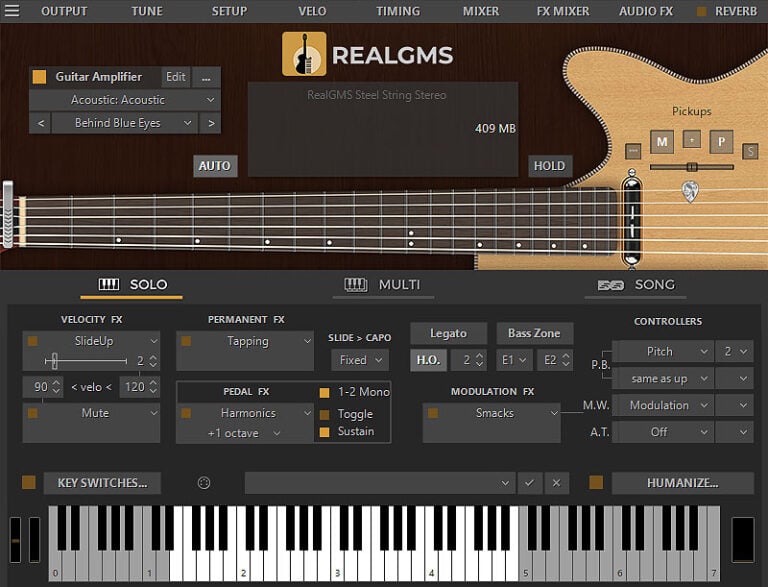 MusicLab RealGMS Guitar Software Instrument