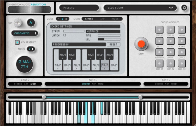 Nightfox Audio Rendition Virtual MIDI Performance Programmer