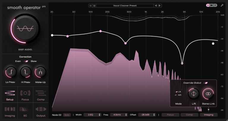 Baby Audio Smooth Operator Pro Intelligent Spectral Balancer Plugin