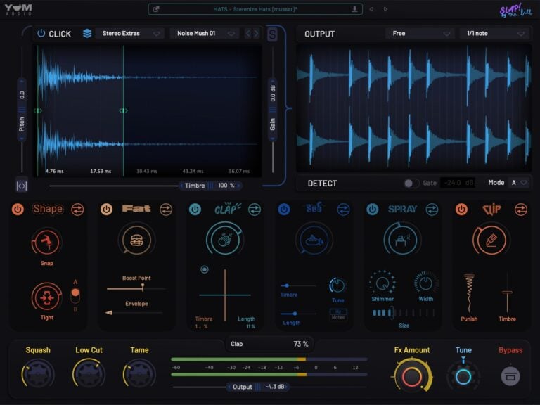 Yum Audio Slap Drum Multi-effects Plugin