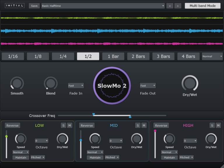 Initial Audio SlowMo Audio Slow-down Plugin