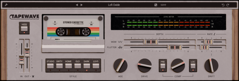 Wave Alchemy Tapewave Cassette Tape Plugin